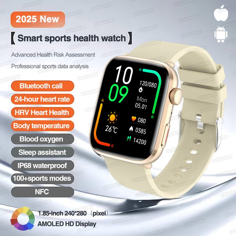 2025 New For Xiaomi Redmi Watch 5 Bluetooth Call GPS Tracking NFC Heart rate IP68 Waterproof Sport Fitness Smart bracelet Unisex