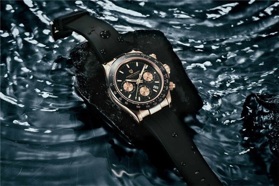 40mm New V2 PAGANI DESIGN Men's Quartz Watches Sapphire Retro Chronograph Stainless Steel Waterproof Watch Men Relogio Masculino