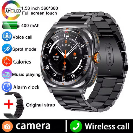 Bluetooth Call IP68 Waterproof 2025 New Upgraded 2-in-1 TWS Bluetooth Earphones Smart Watch For Men and Women Sports Smartwatch