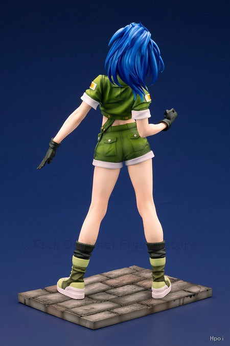 ?In Stcgk?Original Kotobukiya SNK Beauty Girl Series THE KING OF FIGHTERS '97 Leona Heidern Model Toy Statue