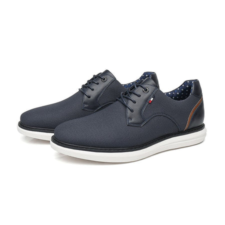 BHKH 2025 Genuine Leather Dress Shoes Comfy Men Casual Shoes Smart Business Work Office Lace-up Men Shoes