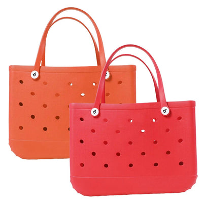 XL Extra Large Beach Bag EVA Rubber Waterproof Beach Travel Picnic Storage Basket Women Shopping Handbag Sac Jelly Tote Bag