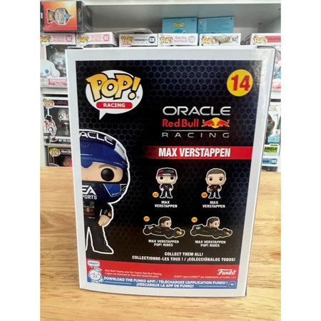 Funko Pop Verstappen Official Genuine Action Doll Model Red Bull Racing Team 14 Vinyl Sculpture Dolls Fan Collectible Gifts