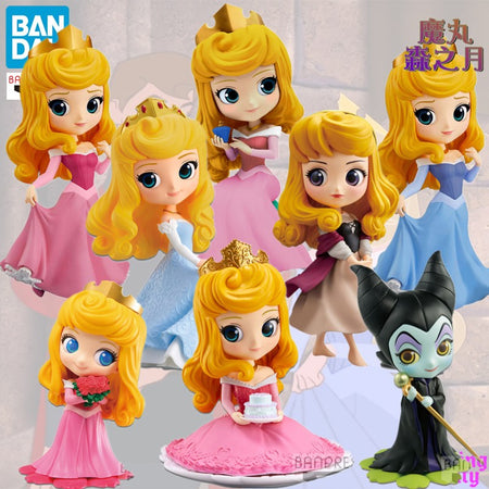 Original Qposket Disney Princess Ice And Snow Strange Love Elsa Ariel Belle Aurora Snow White Mermaid Mulan Cute Toy Doll