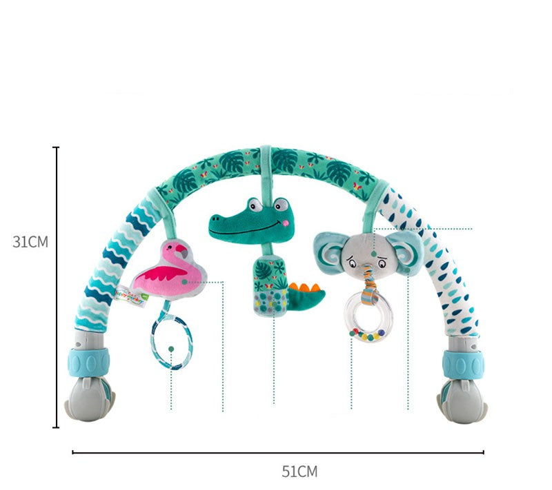 Baby Toy Toddler Cribs Cradles Hanging Bell Baby Stuff Newborn Stroller Stroller Play Arch Bed Toys for Babies 0 12 Months