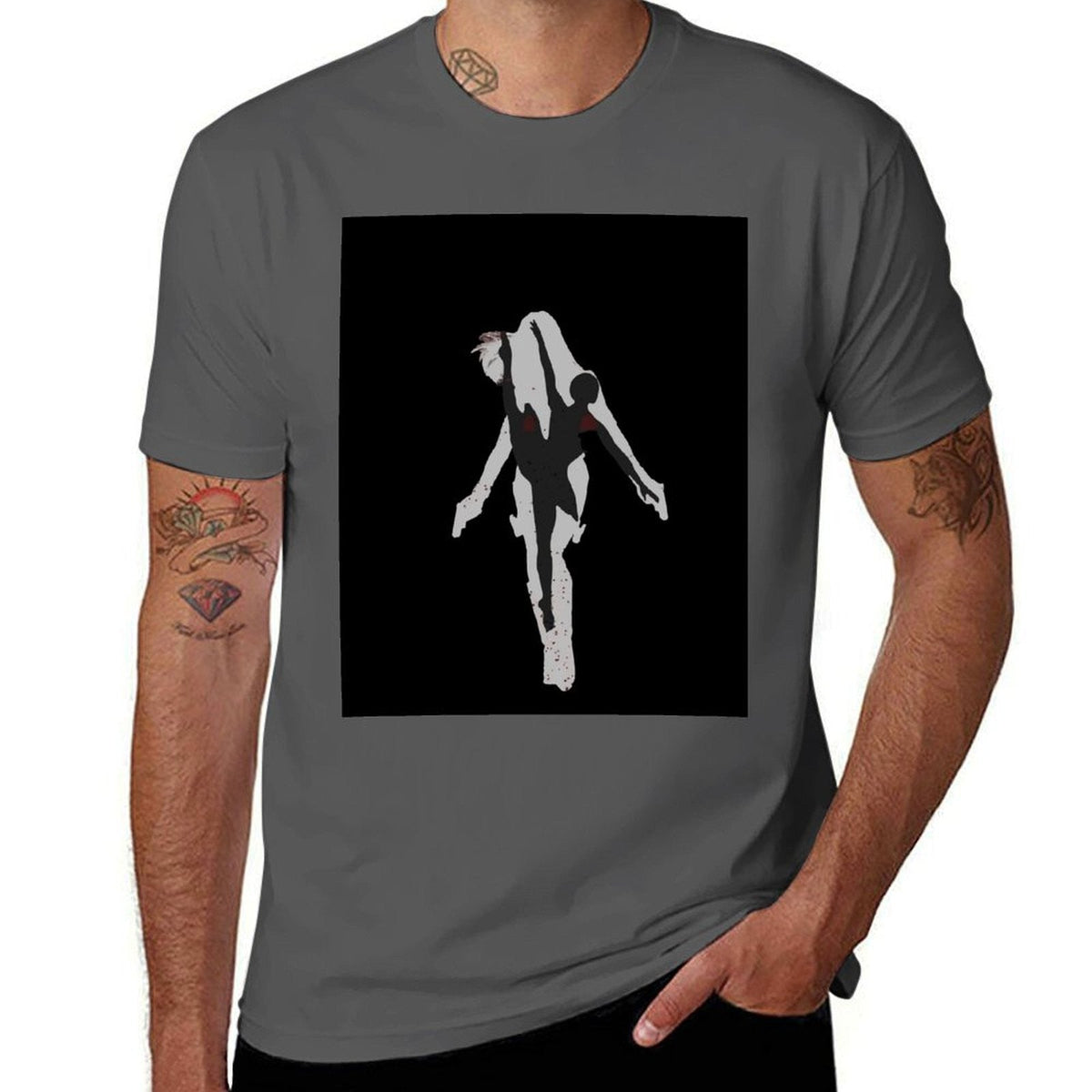 black widow artwork T-Shirt t shirt man luxury g man t shirts for men t shirt man plain T-Shirt
