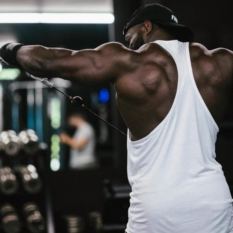 Fitness Workout Shirt Men, Muscle Gym Stringer Vest, Bodybuilding Singlet, Fashion Breathable Durable Sleeveless Tank Top