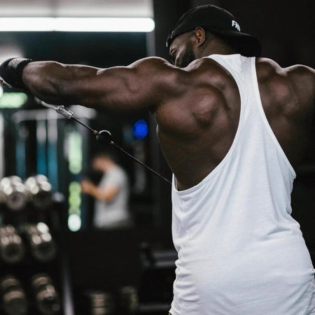 Fitness Workout Shirt Men, Muscle Gym Stringer Vest, Bodybuilding Singlet, Fashion Breathable Durable Sleeveless Tank Top