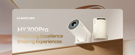 Magcubic Projector 8K HD Android14 HY300 Pro Wifi6 290ANSI Allwinner H726 BT5.4 1080P 1280*720P Cinema Outdoor portable Projetor