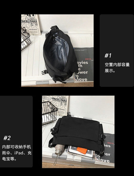 Canvas Crossbody Bags for Women 2023 Nylon Men Postman Student Shoulder Messenger Bag Large Satchel Fashion Bookbag Big Handbags