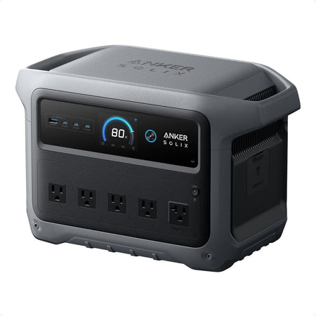 2000W Portable Solar Generator with 1024Wh Battery, Fast Charge, Ideal for Home, Outdoors, and Camping