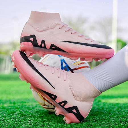 New Men High-top Football Boots Grass Cleats Non-Slip Soccer Shoes Futsal Sneakers High-quality Match Indoor Hot-selling Outdoor