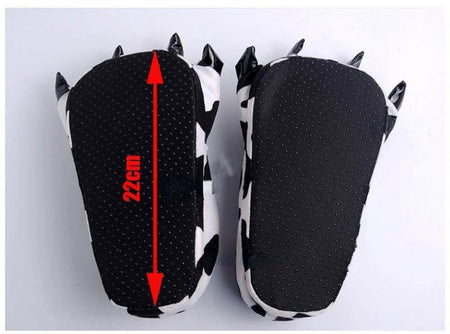 Stitch Animal Paw Slippers For Boy Girl Unisex Kids Cute Monster Claw Slippers Cartoon Soft Plush Warm Home Slippers Child Shoes