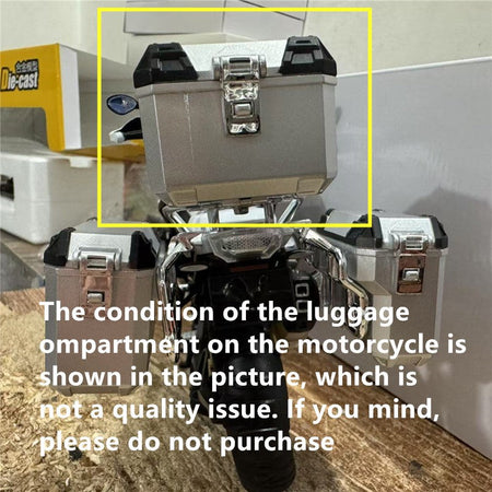 1/9 R1250 GS ADV Alloy Racing Motorcycle Diecasts Street Sports Motorcycle Model Simulation With Light Collection Kids Toys Gift