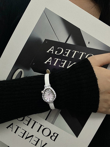 Sotoiru Watches for Woman Fashion Quartz Snake Wristwatches with Qucik Release Strap Original Design Christmas Gift for Woman
