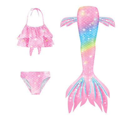 Mermaid Costume for Mermaid Tail for Swimming Can Add Monofin Fin Ariel Mermaid Costumes Cosplay BiSwimsuit set gift