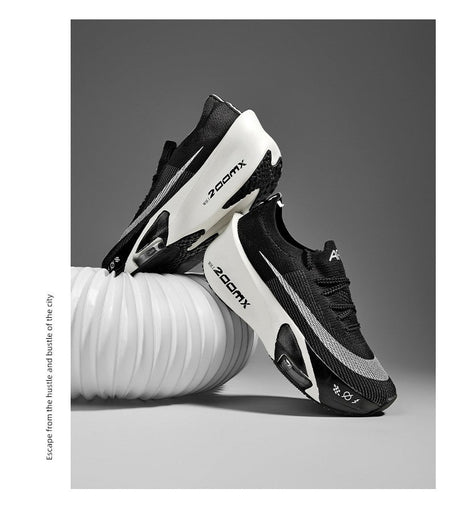 Sports Running Shoes Men Marathon Air Cushion Carbon Plate Breathable Lightweight Women Comfortable Athletic Walk Race Sneakers