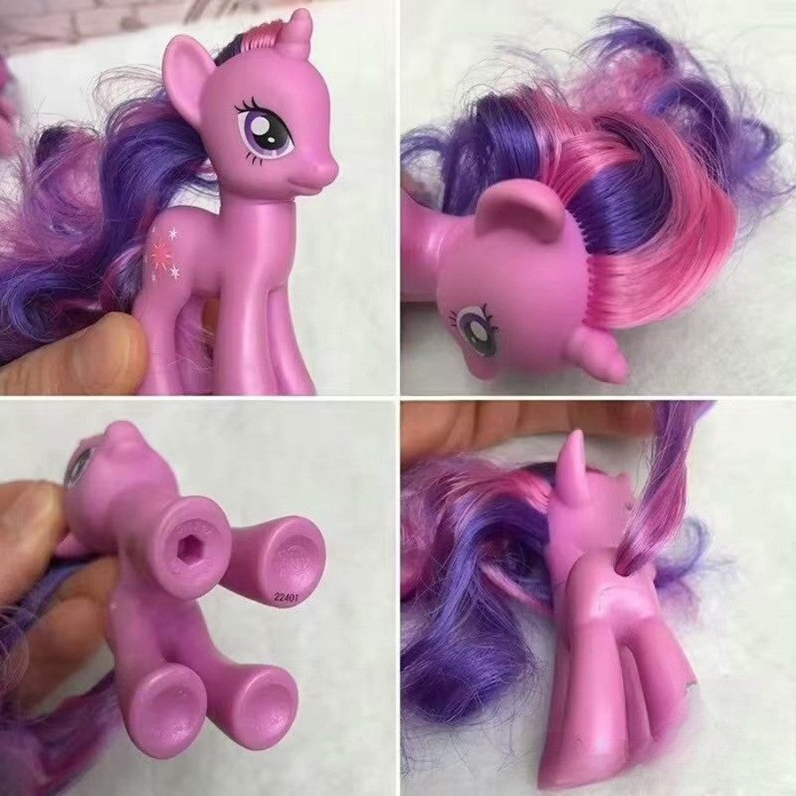 Genuine Hasbro My Little Pony Kawaii Twilight Sparkle Birthday Gift Desktop Decor Anime Cartoon Trendy Toys for Girls Collection