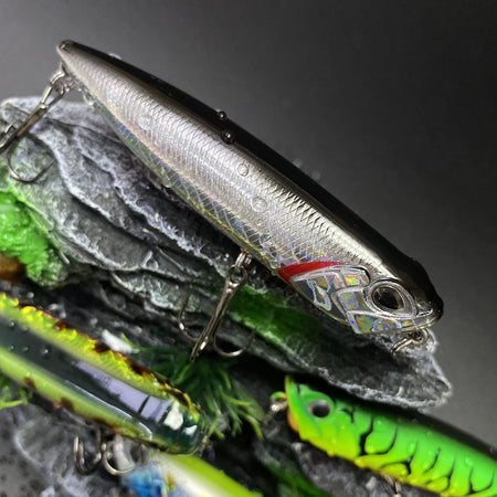 85mm 11g Floating Pencil Fishing Lure Topwater Walking the Dogs Freshwater Swimbait Wobbler for Pike Bass Artificial Hard Baits