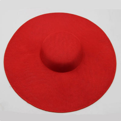 Fashion Ladies 38CM Round Fascinators Beses Wedding Headdress Ladies Millinery Hat Fascinator DIY Hair Accessories