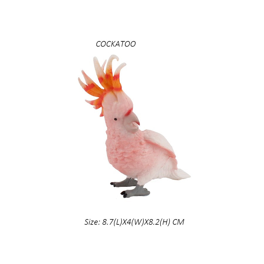 Owl Flamingo Turkey Toucan Seahawk Model Animal Figurines Plastic Bird Toy Action Figure Jungle Adventures Kids Gifts Forest zoo