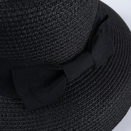 USPOP New women sun hats fashion bow straw hats casual summer wide brim drooping beach hat female summer hat