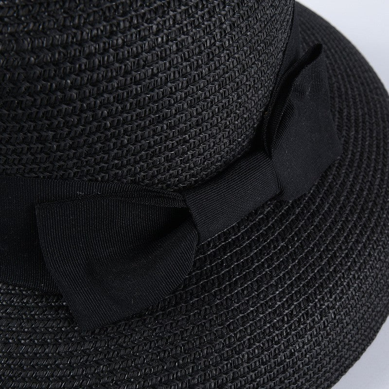 USPOP New women sun hats fashion bow straw hats casual summer wide brim drooping beach hat female summer hat