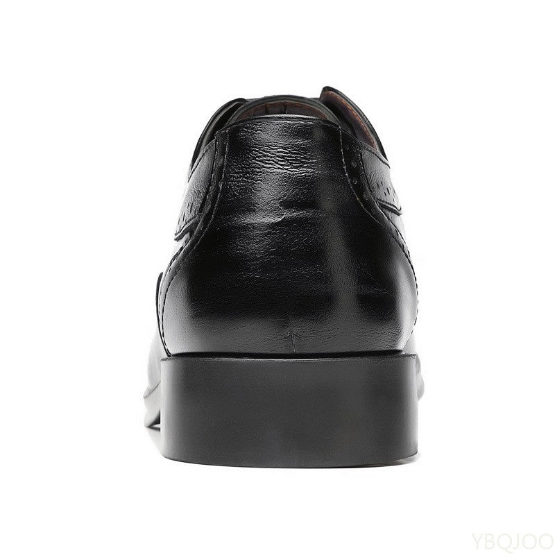 Large size fashionable men's office formal shoes low cut daily comfortable pointed multifunctional men's wedding men's shoes