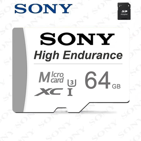 SONY High Endurance Micro TF/SD Card 512GB 64GB 128GB 256GB Memory Card Up to 100MB/s Flash Card TF Card for Monitoring Dashcam