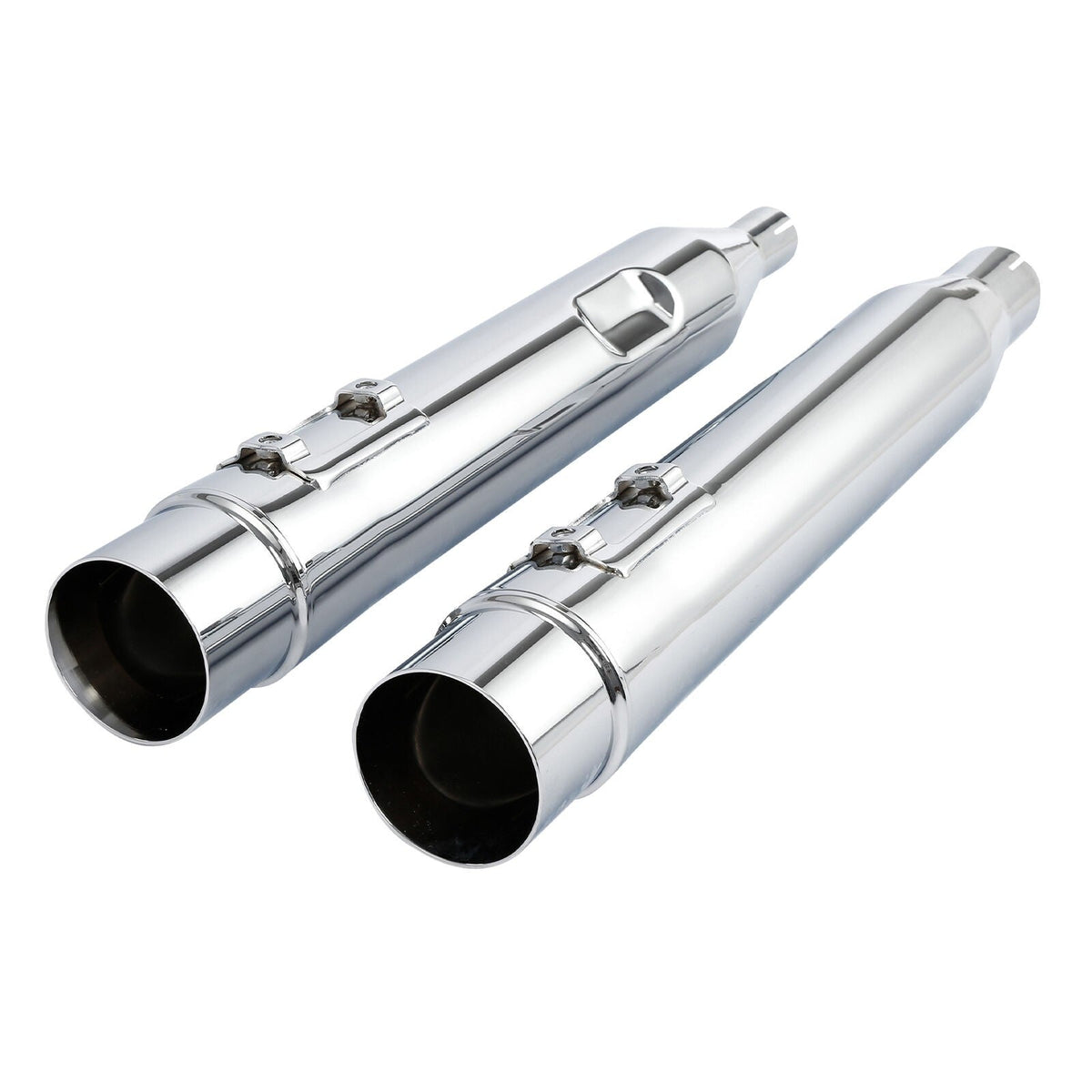 Motorcycle Slip On Mufflers Exhaust Pipes For Harley Street Glide Road King Electra Glide Ultra Limited FLTRX 2017-2022 2021 18