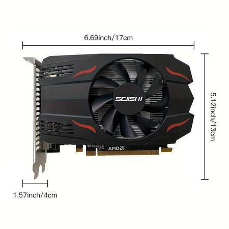 896 Stream Cores, 14nm FinFET Technology SEJISHI AMD RX560 4GB GDDR5 Graphics Card
