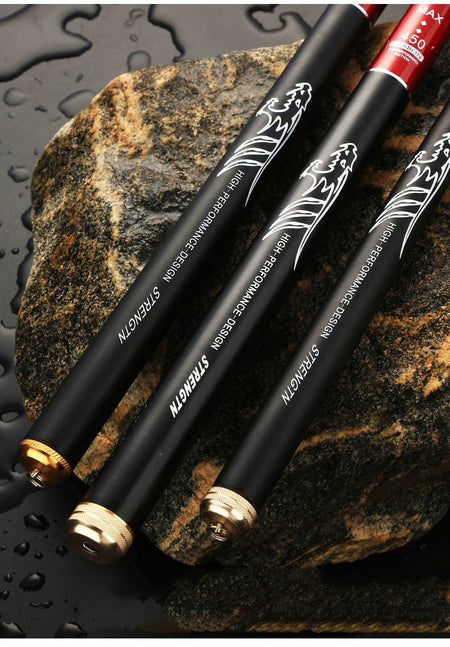 ultra-light carbon stream rod 4.5/6.3/7.2/8/9/10M 4H 28T hand rod crucian carp pole long fishing cane travel feeder fly fishing