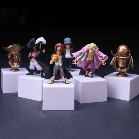 1Set Anime One Piece Figure Luffy Hancock Wedding Dress Series WCF Ace Zoro Nami Marco Collection Dolls Toys for Children Gifts