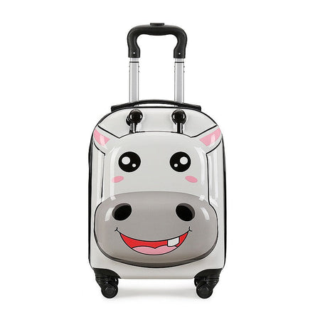18 Inch ABS Spinner Cartoon Children's Trolley Case Wheel Suitcase Cute Animal 3D Three-dimensional Student Travel Luggage