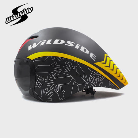 TT Cycling Helmet Lens Goggles Triathlon Tri Aero Road Bike Helmet Timetrial Race Bicycle Helmet Men Casco Ciclismo Accessories