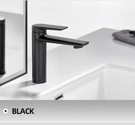 VGX Bathroom Faucets Luxury Gold Basin Mixer Sink Faucet Gourmet Washbasin Tapware Hot Cold Water Tap Brass Chrome Black Grey