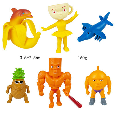 Italian Brainrot Tung Sahur Figure Toy Tralalero Tralala Figures Bombardino Crocodilo Shimpanzini Bananini Model Decor Doll Gift