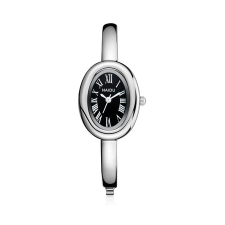 Fashionable Luxury Elegant ladies' Bracelet Watch Roman Numeral Oval Waterproof Women's Quartz Watch reloj ???? ??????? ????????