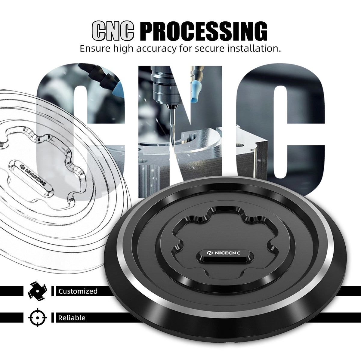 For Harley Sportster S RH1250S 2021-2024 NICECNC Clutch Cover Right Side Pan America 1250 RA1250 21-24 Nightster RH975 23-24