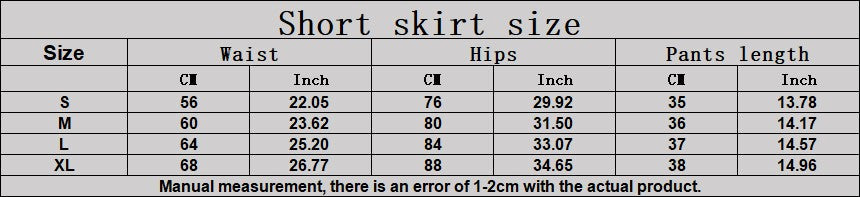 Women's Sports High Waisted Short Skirt Comfortable Breathable Belt Safety Pants and Pocket Tennis Workout Yoga Golf Mini Skirt