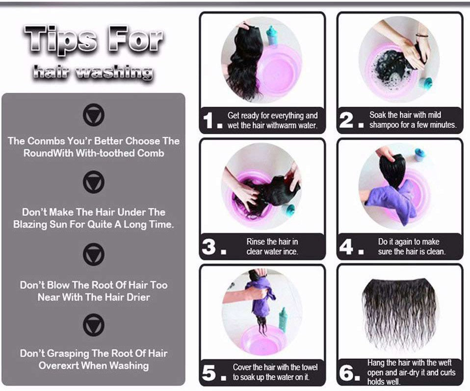 BENEHAIR Synthetic Invisible Wire No Clips In Hair Extensions Secret Fish Line Hairpieces Hair Extensions Fake Hair For Women