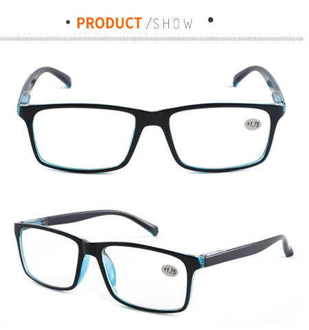 Reading Glasses for Men Women Sports Anti-blue Light Reading Eyewear Black Red Presbyopia Eyeglasses +100 to+400 glasses