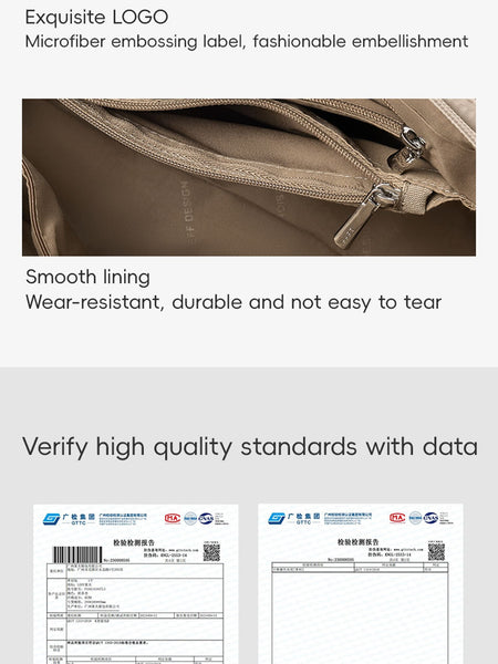 LEFF Luxury Women's Tote Bag Crossbody Bag High End Large Capacity Shoulder Bags Nylon Waterproof Commuting Bag Outdoor Bags