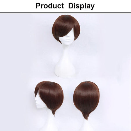 Snoya 30cm synthetic short Wig purple blue red yellow high temperature fiber Wig Costume Party Cosplay Wig 23 colors