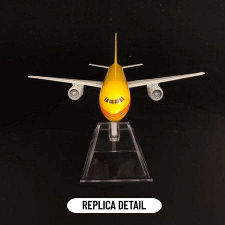 Scale 1:400 Metal Aircraft Replica DHL Boeing 757 Airplane Diecast Model Plane Aeroplane Home Office Miniature Toys for Children