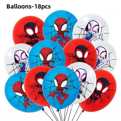 Spidey Giant Balloons Red Spider Aluminum Foil Balloon Superhero Birthday Party Decoration Party Photo Props Baby Shower Globos