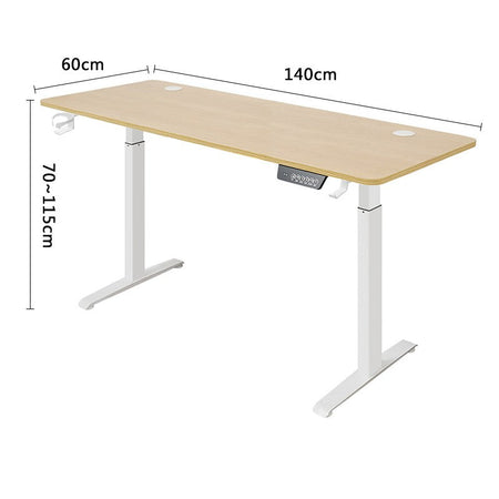 Height Adjustable Desk Motion Electric Sit Stand Up Down Computer Table Lift Motorized Gaming Desktop Modern Home Office Desks