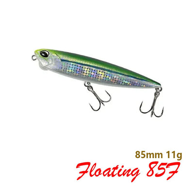 85mm 11g Floating Pencil Fishing Lure Topwater Walking the Dogs Freshwater Swimbait Wobbler for Pike Bass Artificial Hard Baits