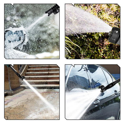 NEWBENY 200Bar Brushless High Pressure Car Washer Gun 6 IN 1 Electric Garden Washing Water Wash Spray Gun For Makita Battery Pin