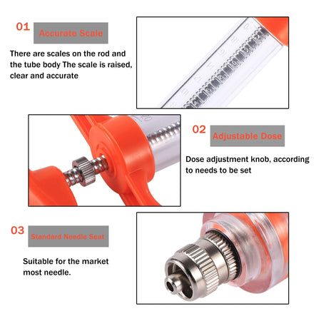 10/20ml Parrot Feeding Syringe Set With Straight Tube Easy To Clean Bird Feeder Chick Syringe Bird Feeder Pet Feeding Supplies